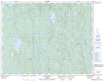 022K09 - LAC LEMAY - Topographic Map