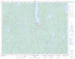 022K10 - LAC DE LA CACHE - Topographic Map