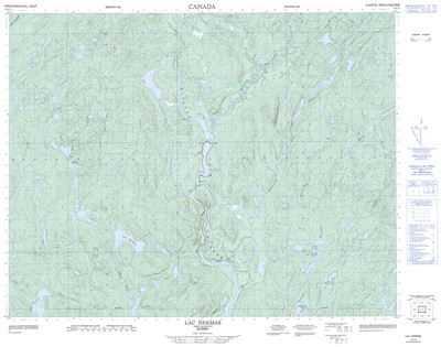 022K11 - LAC HERMAS - Topographic Map