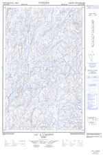 022K12W - LAC A L'ARGENT - Topographic Map