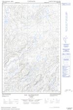 022K14E - LAC GUINECOURT - Topographic Map