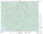 022K16 - LAC MISTACHAGAGANE - Topographic Map
