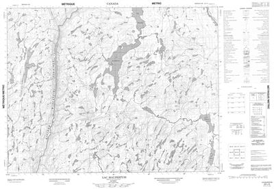 022L05 - LAC MAUPERTUIS - Topographic Map