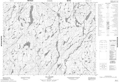 022L07 - LAC ELUARD - Topographic Map