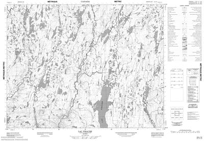 022L12 - LAC PIRAUBE - Topographic Map