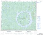 022N - RESERVOIR MANICOUAGAN - Topographic Map