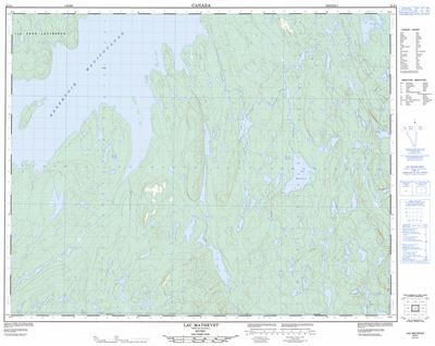 022N01 - LAC MATHEVET - Topographic Map