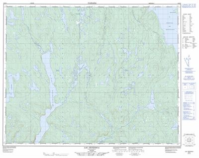 022N03 - LAC TETEPISCA - Topographic Map