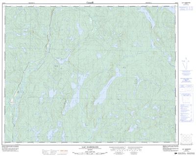 022O03 - LAC GAREMAND - Topographic Map