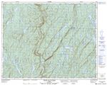 022O08 - GRAND LAC AU SABLE - Topographic Map