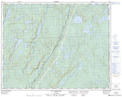 022P04 - LAC CANATICHE - Topographic Map