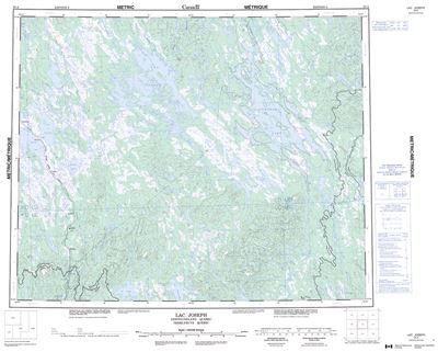 023A - LAC JOSEPH - Topographic Map