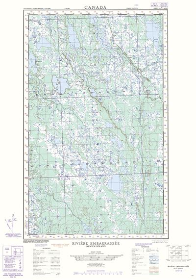 023A05W - DUMBELL LAKE - Topographic Map