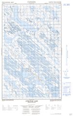 023A10W - ATIKONAK LAKE - Topographic Map
