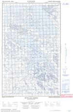 023A11E - PETIT LAC JOSEPH - Topographic Map