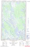 023A12E - LAC A L'EAU CLAIRE - Topographic Map