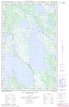 023A12W - LAC A L'EAU CLAIRE - Topographic Map