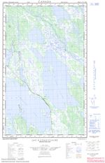 023A12W - LAC A L'EAU CLAIRE - Topographic Map