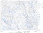 023B03 - LAC AUX CEDRES - Topographic Map