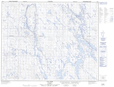 023B04 - LAC NORE - Topographic Map