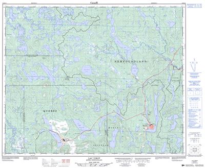 023B14 - LAC VIROT - Topographic Map