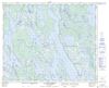 023B16 - LAC PETITE HERMINE - Topographic Map