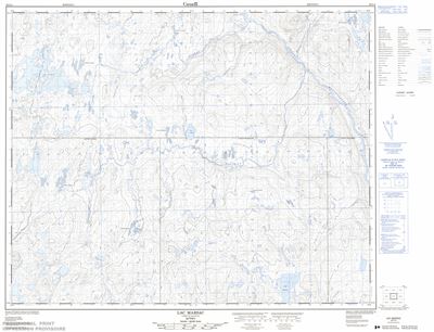 023C04 - LAC MARSAC - Topographic Map