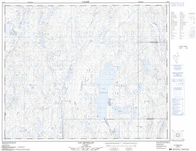 023C06 - LAC SECHELLES - Topographic Map