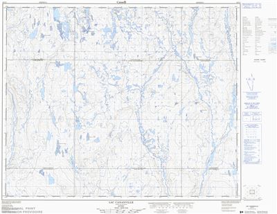 023C07 - LAC CANANVILLE - Topographic Map