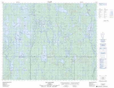 023C10 - LAC SOULARD - Topographic Map