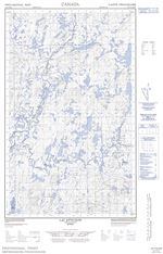 023C12E - LAC ATTICOUPI - Topographic Map