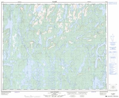 023C15 - LAC HUBLET - Topographic Map