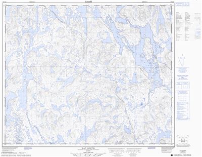 023C16 - LAC GOUPIL - Topographic Map