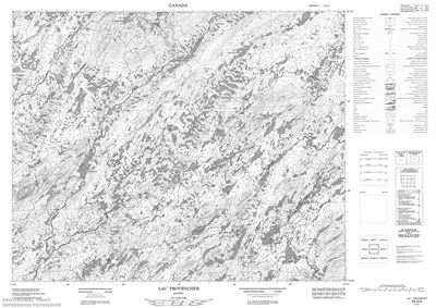 023D02 - LAC PROVENCHER - Topographic Map