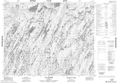 023D04 - LAC LAPARRE - Topographic Map