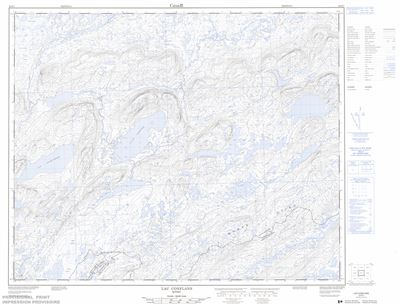 023D07 - LAC CONFLANS - Topographic Map