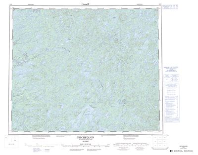 023E - NITCHEQUON - Topographic Map