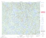 023E14 - LAC BORDIER - Topographic Map