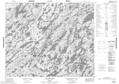 023F05 - LAC DEVANNES - Topographic Map