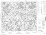 023F14 - LAC CHASTRIER - Topographic Map