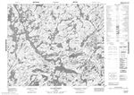 023F15 - LAC SAUVAGEAU - Topographic Map