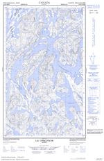 023G04W - LAC OPISCOTICHE - Topographic Map