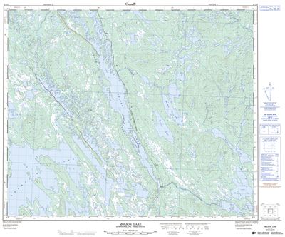 023G08 - MOLSON LAKE - Topographic Map