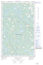 023G10W - RANNIE LAKE - Topographic Map