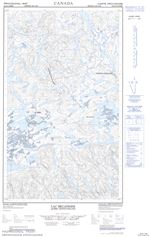 023G11W - LAC BELLENGER - Topographic Map