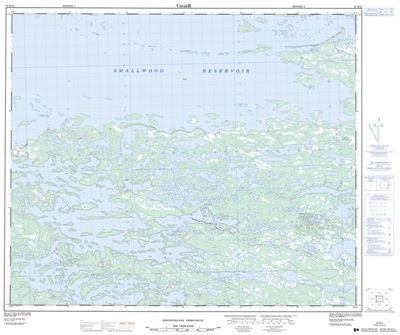 023H15 - LOBSTICK LAKE - Topographic Map