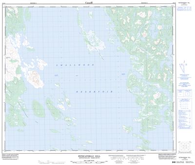 023I08 - PETSCAPISKAU HILL - Topographic Map