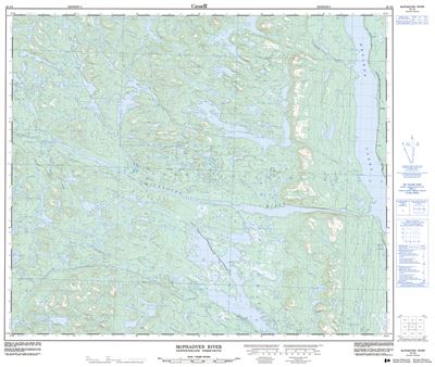 023J02 - MCPHADYEN RIVER - Topographic Map