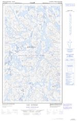 023J12E - LAC AVEZAC - Topographic Map