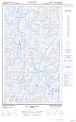 023J13W - LAC BRINGADIN - Topographic Map